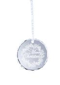 Merry Christmas Wreath Round Ornament image