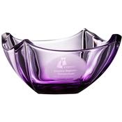 Engraved Amethyst Dune 10" Bowl