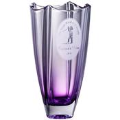 Engraved Amethyst Dune 10" Square Vase