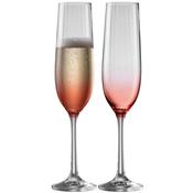 Erne Champagne Flute Glass Pair Blush image