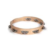 Wooden Tambourine, 16cm, 4 jingles image