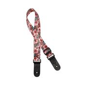 Ukulele Strap - Pink Gaucho Flowers image