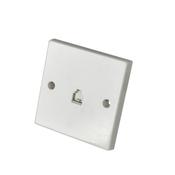 Powermaster 1 Gang Flush Phone Socket | 1374-16