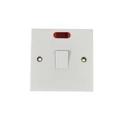 Powermaster 45 Amp Double Pole Switch with Neon | 1385-12