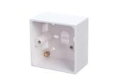 Powermaster 1 Gang 47mm Surface Pattress Box | 1391-00