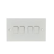 Powermaster 4 Gang 2 Way 6A Switch | 1464-06