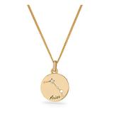 Tipperary Crystal Aries Zodiac Pendant - Gold | 169586 image