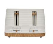 Morphy Richards Clay 4-Slice White Toaster - China Clay | 243102 image