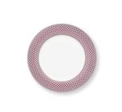 Plate Flower Festival Scallop Red-Light Blue 26.5cm │51.001.286