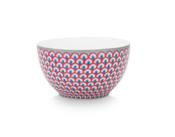 Bowl Flower Festival Scallop Red-Light Blue 9.5cm │51.003.187