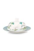Butter Dish Round Jolie Dots Gold 17x8cm | 51.018.110