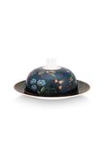 Berry Blues Butter Dish Round Blue 17x8cm | 51.018.165