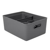 Tatay Baobab Set Of 4 Storage Baskets 15L+5L+2x1.5L Anthracite | 7011114