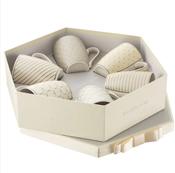 Belleek Living Geometric Pastles 6 Mugs Hexagon Box | 7910