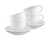 Belleek Living Erne Espresso Cup &amp; Saucer Set of 4 | 9364 image