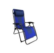 Padded Zero Gravity Chair - Navy &amp; Blue | ALLGAR3014