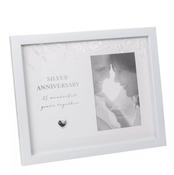 Amore Silver Anniversary Frame 4" x 6" - 25 Years | AM11825 image