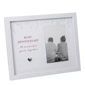 Amore Ruby Anniversary Frame 4" x 6" - 40 Years | AM11840 image