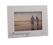 Amore Grey Picture Frame Anniversary 6" X 4" | AM235 image