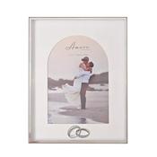 Amore Box Arch Photo Frame With Rings 5" x 7" | AM26357 image