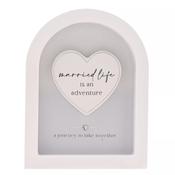 Amore Arch Plaque 18cm - Married | AM272