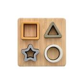 Bambino Silicone &amp; Bamboo Star Puzzle | BM163