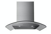 Belling 60cm Curved Glass Chimney Hood-Stainless/Steel | CHIM604GSTA