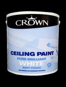 Crown 5L Ceiling Emulsion Paint - White | CRRCEPWHI500