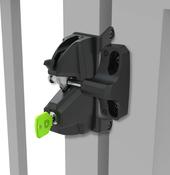 D&amp;D Lokk Gate Latch Black Lockable - Life Warranty │ DDLL3AB image