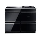 AGA ERA 110 Electric with Induction Hob - Black with Polished Chrome Trim | ERA11032CH