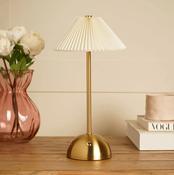 Hestia Usb Touch Lamp Pleated Shade - Bronze | HE2833 image