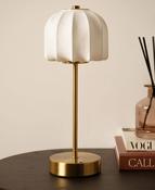 Hestia Usb Touch Lamp Scalloped Shade - Bronze | HE2842 image