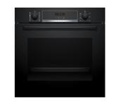 Bosch Series 4 Built-in Single Oven with Added Steam Function - Black | HQA574BB3B