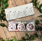 Irish Botanicals Wildflowers Elderberry &amp; Spotted Nettle Candle Trio | IBW-ESN-TRIO image