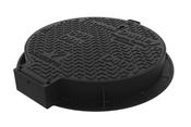 D400 Solid Top Ductile Cover &amp; Frame 600mm Dia (100mm) | TD330945
