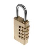40mm Brass Resettable Combination Lock | TECOM40