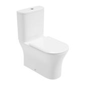 PENA Fully Shrouded Close Coupled Rimless Pan &amp; Alpha Soft Close Seat | USW0334 image