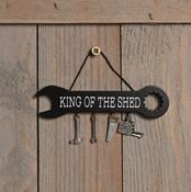 Well Crafted Spanner Plaque - King Of The Shed | WC115