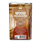 ARC Wood Preservative &amp; Woodworm Killer 5lt - Green/Blue | AWPW007