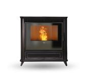 Klover Lady Air Pellet Stove - Matt Black | KLLDA image