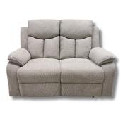 Sarah 2 Seater Manual Recliner - Light Grey | SARAH-312-LG