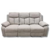 Sarah 3 Seater Manual Recliner - Light Grey | SARAH-313-LG image