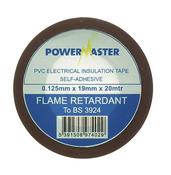 Powermaster 19mm Insulating Tape 20 Metre -Brown | 0089-36 image
