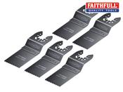 Faithfull Multifunction Flush Wood Blade Side Set 34mm│FAIMFW34B