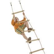 WOODEN 5 RUNGS ROPE LADDER PP image