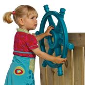 Steering Wheel Boat Star - Lime/Turquoise