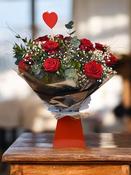 Dozen Red Roses Bouquet image