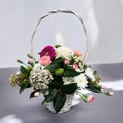 Classic Seasonal Flower Basket