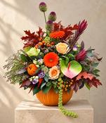 Premium Pumpkin Flower Arrangement