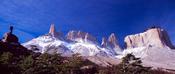 Walker and Cuernos del Paine, French Valley, Paine Circuit, Torres del Paine NP, Patagonia, Chile.